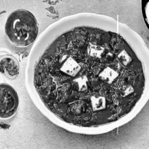 Kaju Palak Paneer