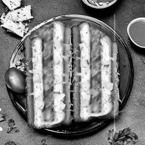 Capsicum Cheese Grilled Sandwich