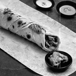 Chicken Malai Mushroom Roll       