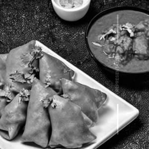 Samosa Ragda (Masala)
