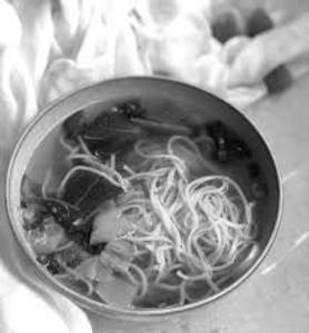 Veg. Clear Noodles Soup