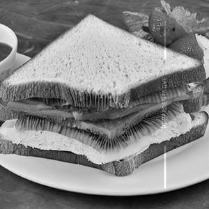 Fruit Plain Sandwich