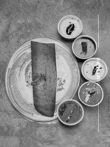 Ragi Butter Masala Dosa