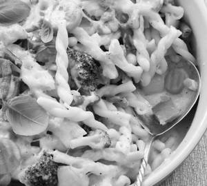 Pasta Fish Vegetable Au Gratin