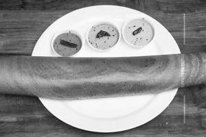 Ragi Cheese Dosa