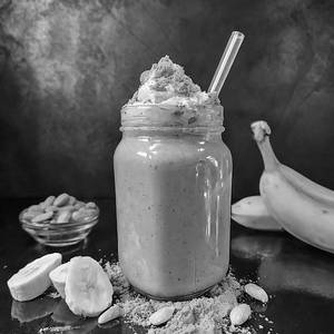Peanut Butter Banana Whey Protein Shake