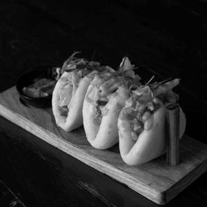 Flaky Corn Chicken Bao