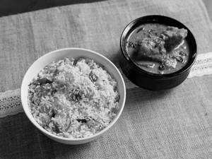 Ghee Rice + Chicken Curry+salad+pickle