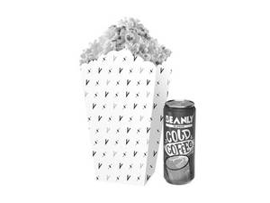 Regular Salted Popcorn & Beanly Classic Can Combo