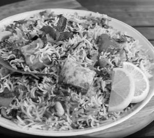 Paneer biryani