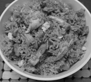 Fish Fried Rice  ( Basa Fish )  ( Haya )