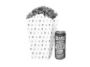 Regular Caramel Popcorn & Beanly Classic Can Combo