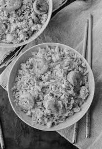 Burnt Garlic Prawns Fried Rice