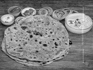 Red Mirchi Paratha