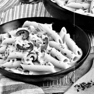 Cilantro & Mushroom Alfredo