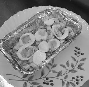 Russian Salad With Egg