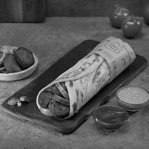 Chicken Shami Kebab Roll