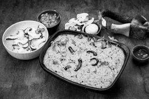 Mushroom Khichdi