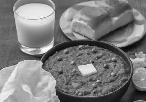 Pav Bhaji with Buttermilk and Papad