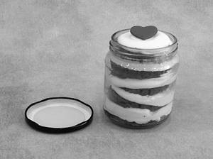 Classic Red Velvet Cupcake Jar