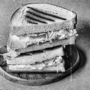 Bread Butter Gulkand Sandwich