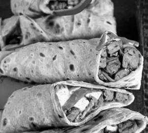Whole Wheat Paneer Tikka Roll