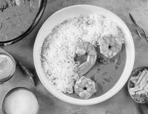 Prawns Curry Rice