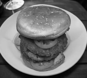 Veg tikki burger [double]