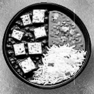 Matar Paneer Chawal Bowl