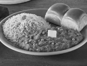 Pav Bhaji [2 Pav] with 1 Veg Pulao