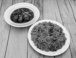 Chicken Manchurian Fried Rice