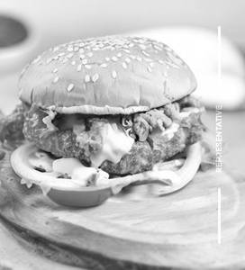 Chicken Masala Tikka Burger  