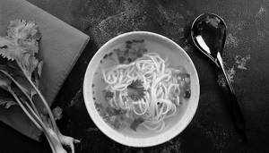Vegetable And Noodle Clear Soup