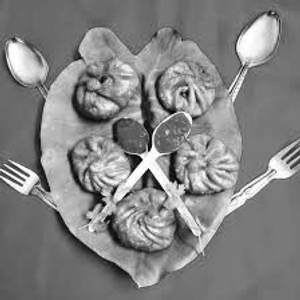 Pan Fried Mushroom Rogan Josh Sauce Momos