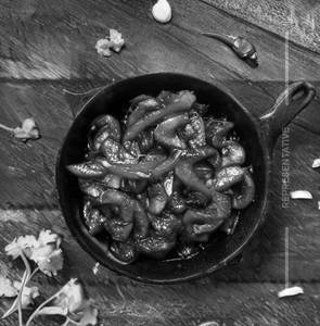 Chilli Mushroom Dry