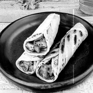 Pudina paneer tikka roll