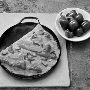 Bell Peppers & Olive Omelette