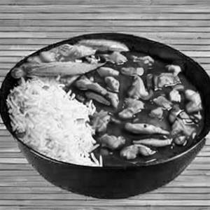 Chicken kung pao rice