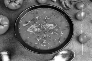 Tomato Hot Garlic Soup