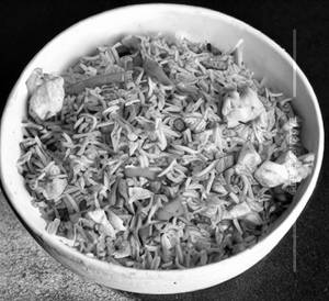 Egg Chicken Singapuri Fried Rice