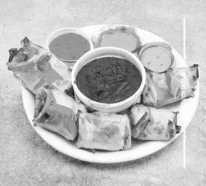 Veg Tandoori Spring Roll