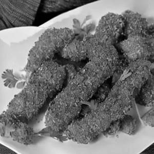 Fried Bread Crumb Prawns