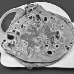 Stuffed Mattar Paratha