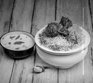 Mutton donne biryani                                                                        