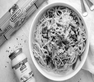 Spaghatti Alfedo Chicken