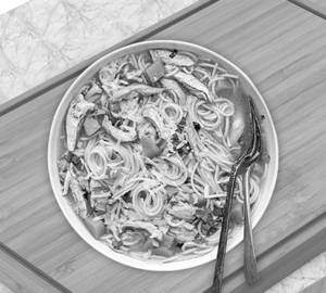 Chicken noodles soup