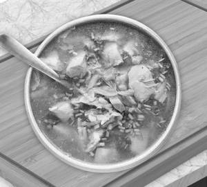 Chicken lemon coriander soup