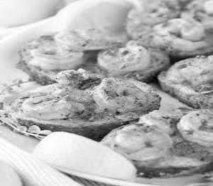 Butter Garlic Shrimp - Toast