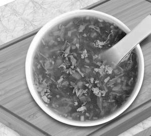 Veg lemon coriander soup