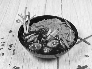 Veg Noodles + Gobi Chilli